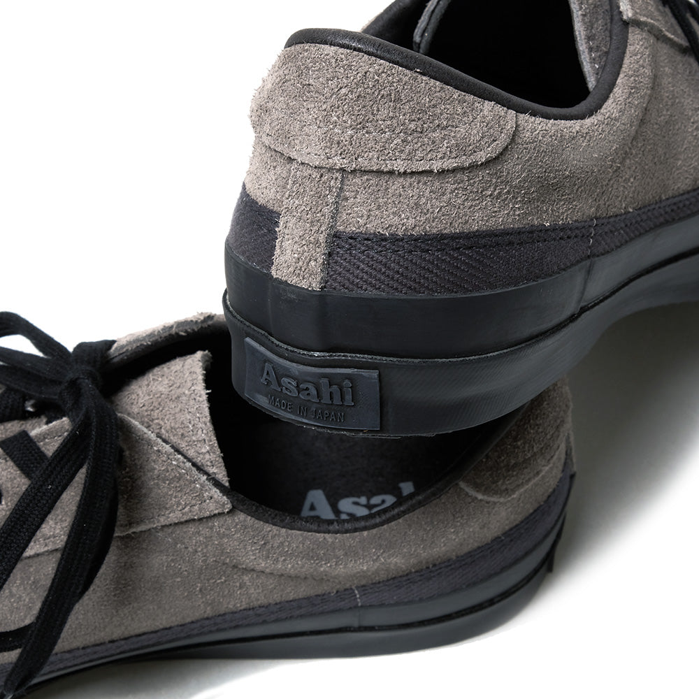ASAHI - BELTED LOW SUEDE - Charcoal/Black - KF20664-1