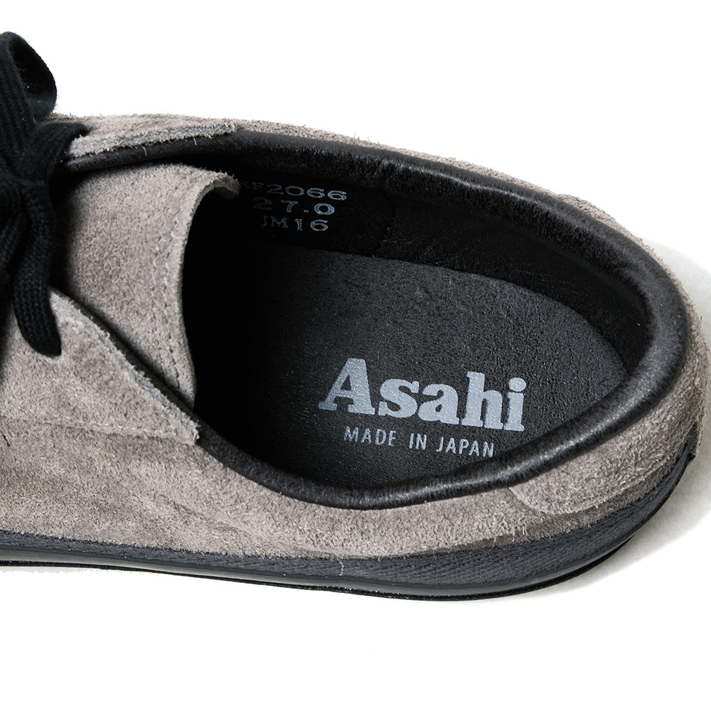 ASAHI - BELTED LOW SUEDE - Charcoal/Black - KF20664-1