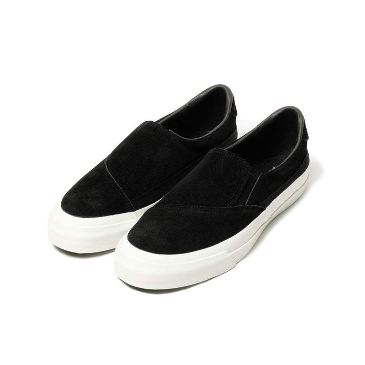 ASAHI - BELTED SLIP-ON SUEDE - Black - KF20692-1