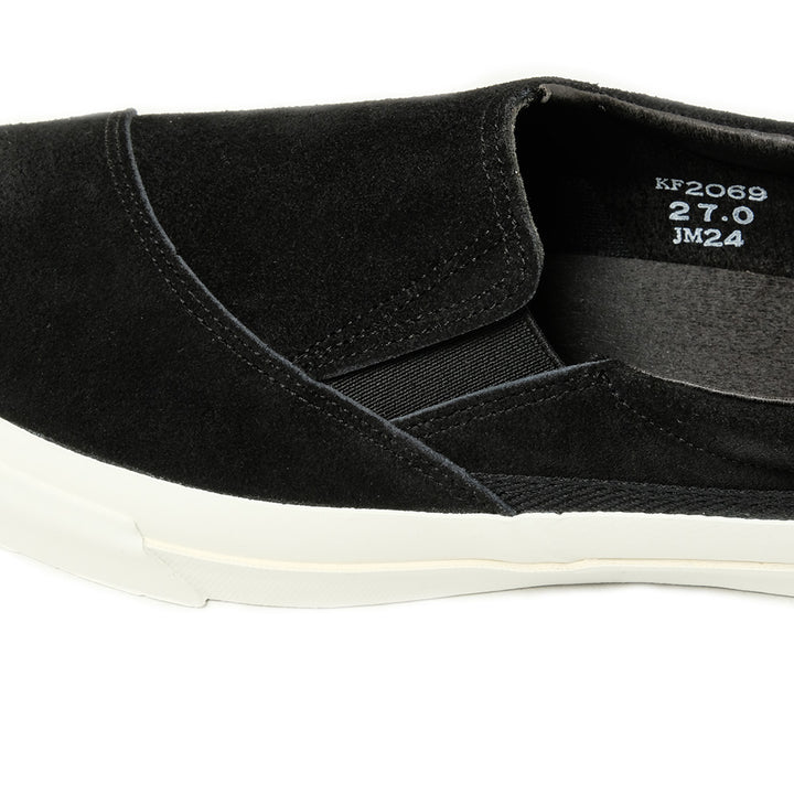 ASAHI - BELTED SLIP-ON SUEDE - Black - KF20692-1