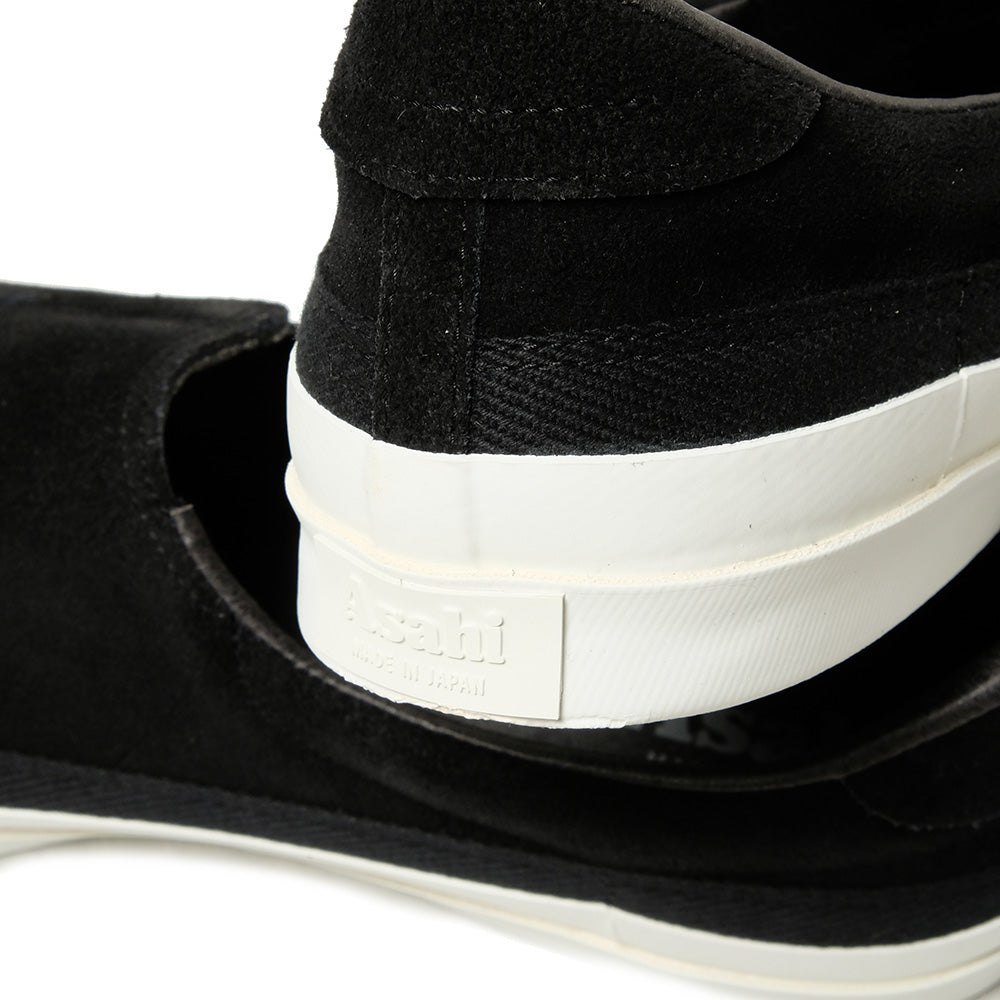 ASAHI - BELTED SLIP-ON SUEDE - Black - KF20692-1