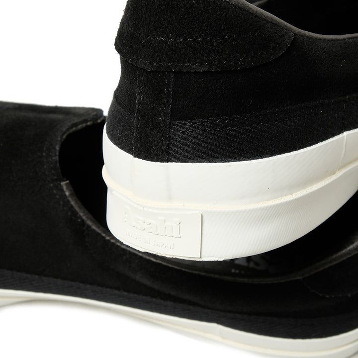 ASAHI - BELTED SLIP-ON SUEDE - Black - KF20692-1