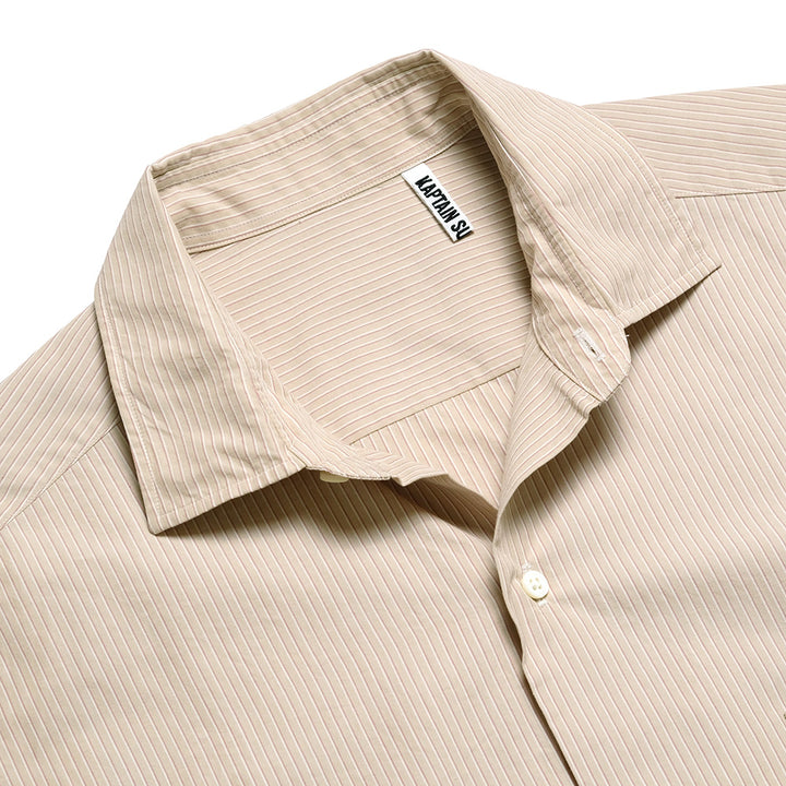KAPTAIN SUNSHINE -Cotton Semi Spread Collar Shirt - KS23FSH10