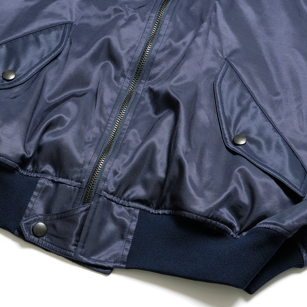 【1/2発売】KAPTAIN SUNSHINE - USA Cotton Satin Flight Jacket - KS25SJK13