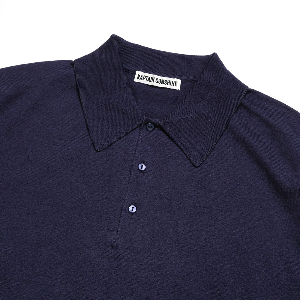 KAPTAIN SUNSHINE - Cotton Knit Poloshirt - KS25SKN06 – Sun House