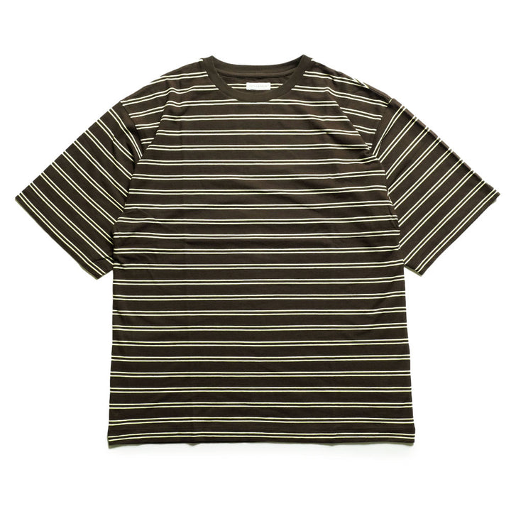 KAPTAIN SUNSHINE - Hard Twisted Stripe Jersey Half-sleeve T-shirt - KS26SCS08