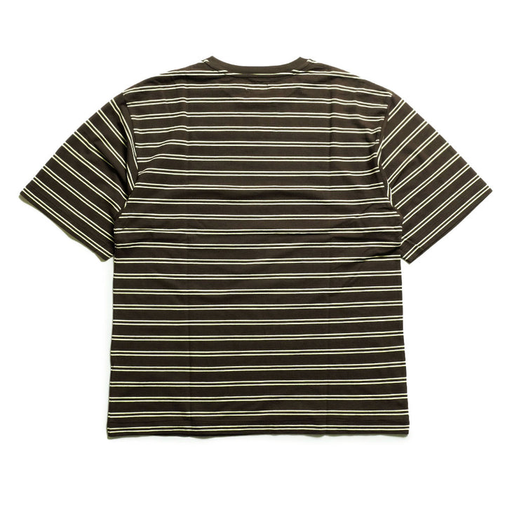 KAPTAIN SUNSHINE - Hard Twisted Stripe Jersey Half-sleeve T-shirt - KS26SCS08