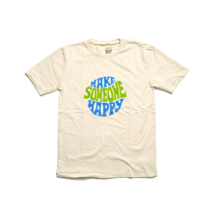 Mixta- CREW NECK PRINT T-shirt - MAKE SOMEONE HAPPY - MI24-MAK