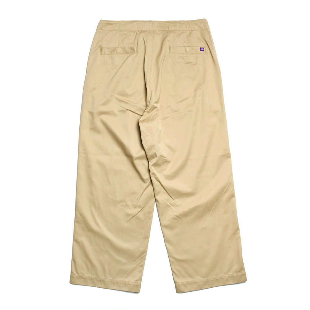 GODONLYKNOWNS CHINO PANTS/BEIGE XSサイズ THE NORTH FACE PURPLE LABEL - Chino Wide Straight Field Pants