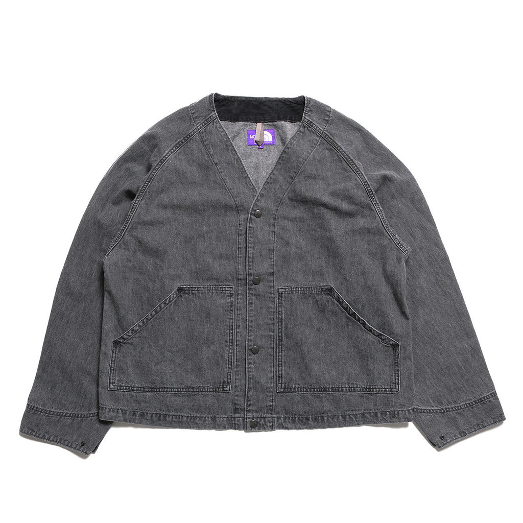 THE NORTH FACE PURPLE LABEL - Linen Cotton Denim Field Cardigan