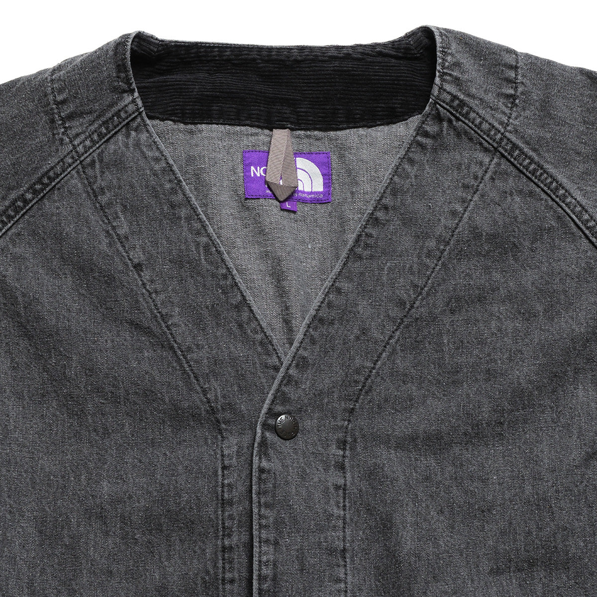THE NORTH FACE PURPLE LABEL - Linen Cotton Denim Field Cardigan