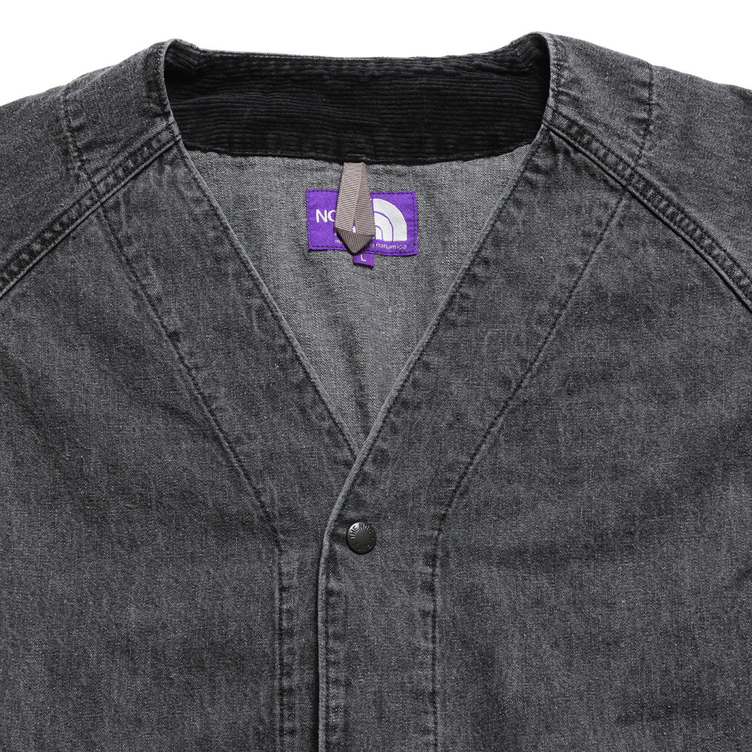 THE NORTH FACE PURPLE LABEL - Linen Cotton Denim Field Cardigan - N26FA028-H