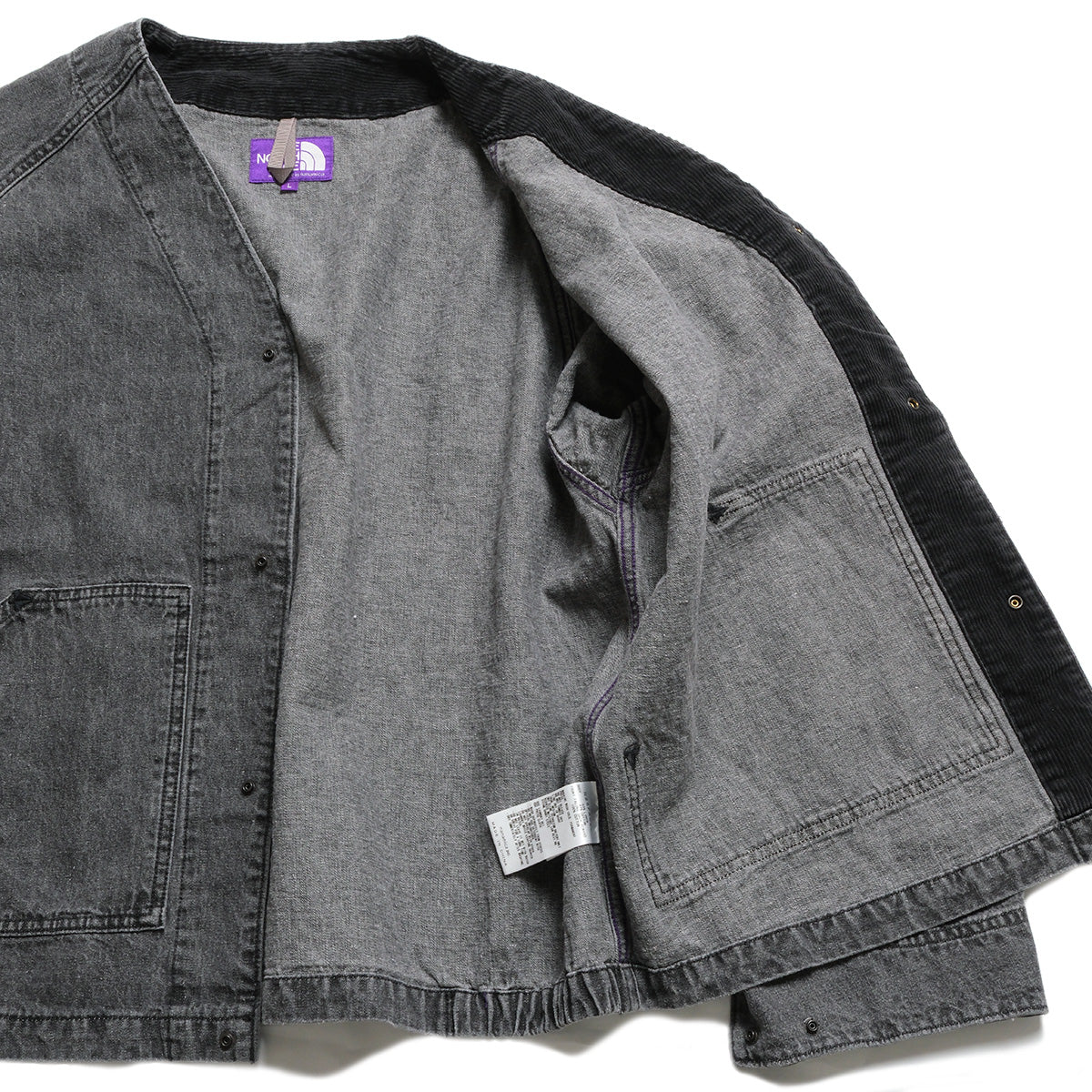 THE NORTH FACE PURPLE LABEL - Linen Cotton Denim Field Cardigan