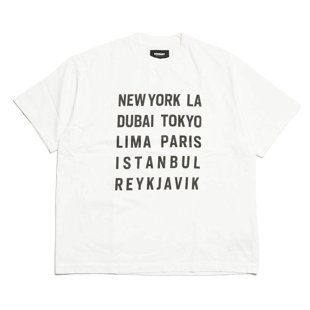 MODMNT - TOUR CITIES TEE - NA26S1M019 – Sun House Online Store