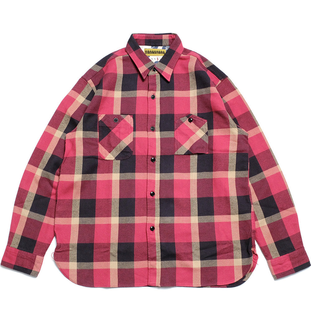 NOBLE MINE - Twill Check L/S Work Shirt - NM656-36 – Sun House  