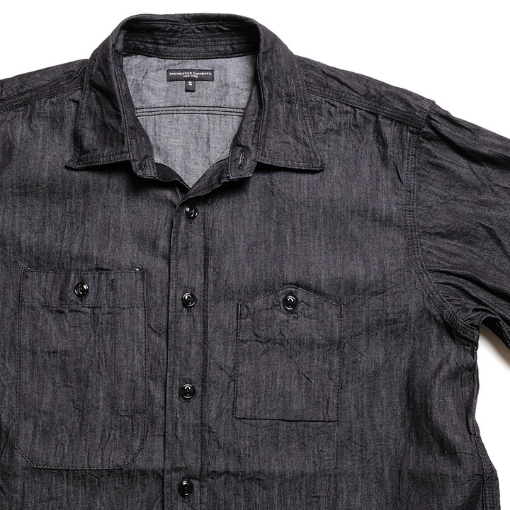 Engineered Garments - Work Shirt - Cotton Denim Shirting - NQ020