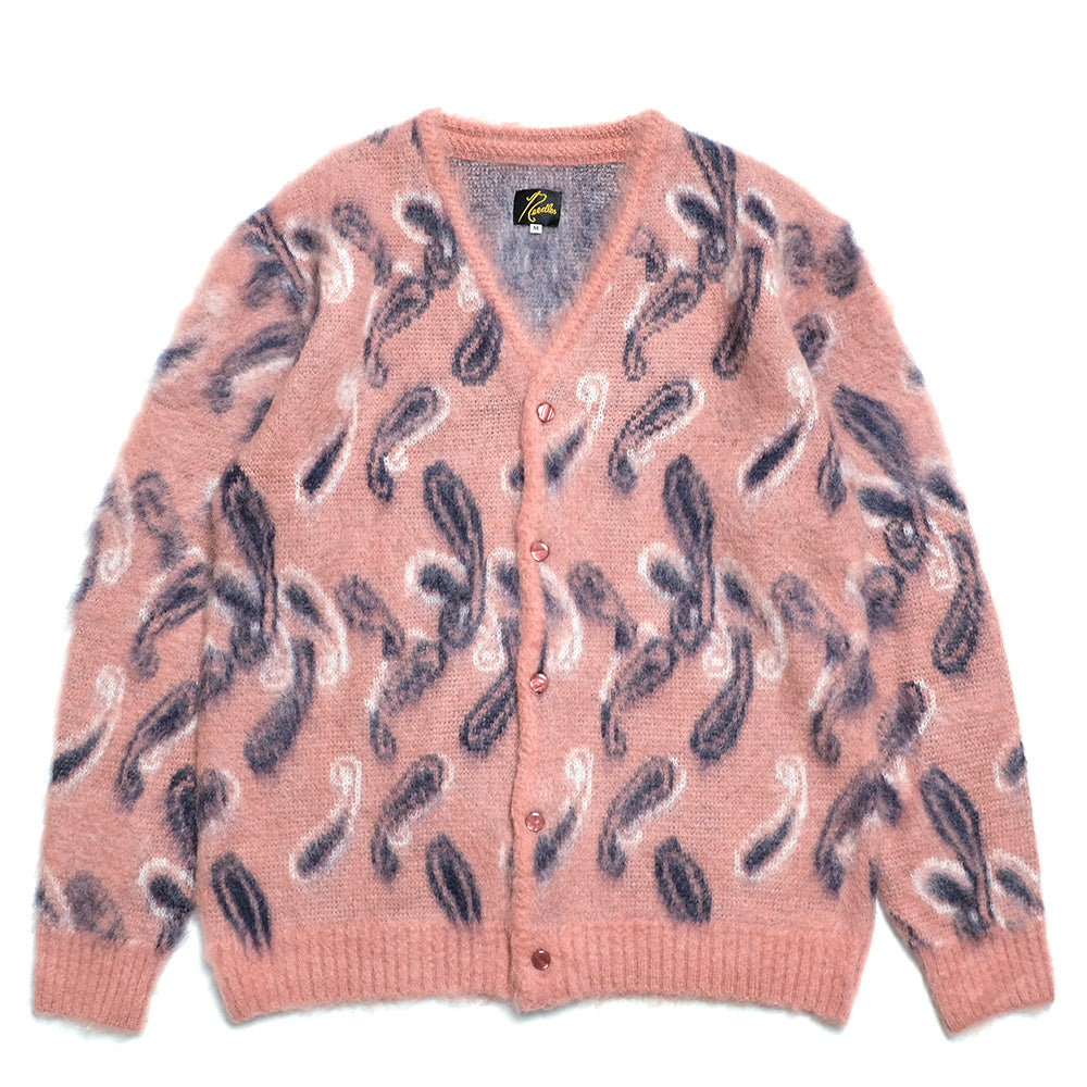 ニードルス  NS281 ペイズリーモヘアニットカーディガン メンズ L Needles - Mohair Cardigan - Paisley - NS281 – Sun House Online