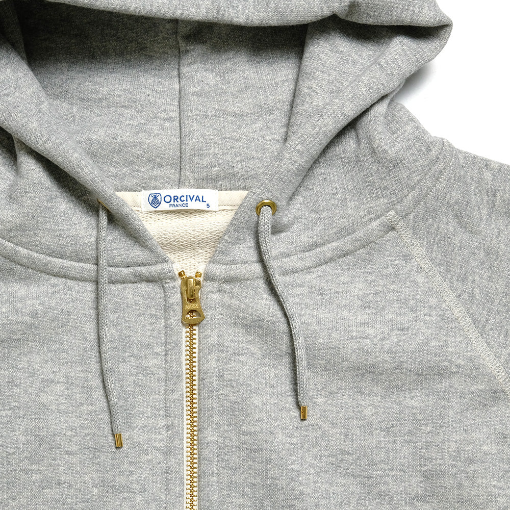 ORCIVAL - Men's - FRENCH TERRY ZIP HOODIE - OR-C0153