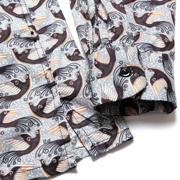 Engineered Garments - Classic Shirt - Cotton Bird Print Lawn - OR022
