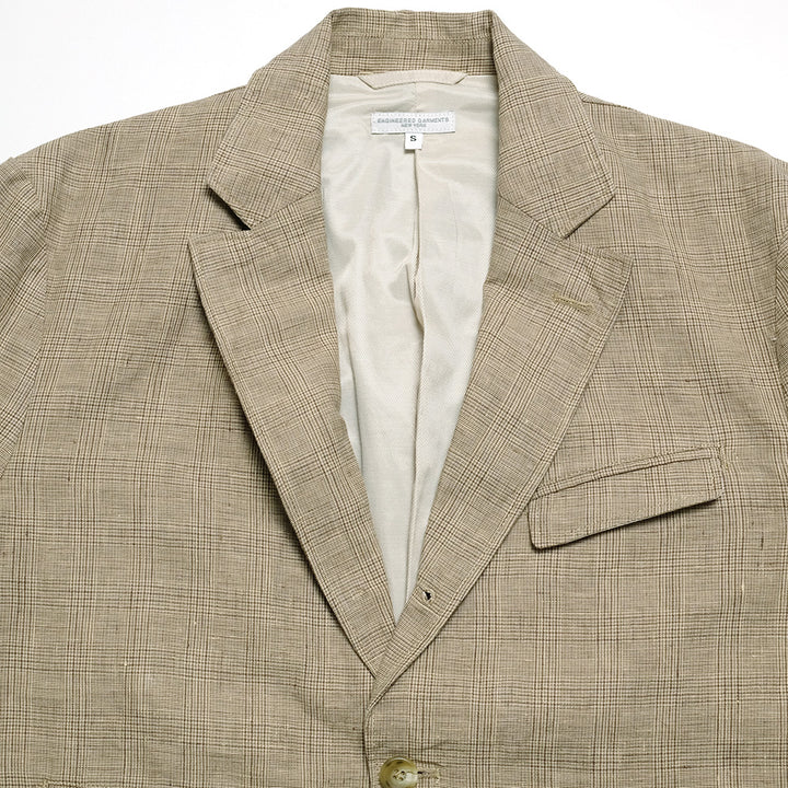 Engineered Garments - Andover Jacket - Linen Glen Plaid - OR191