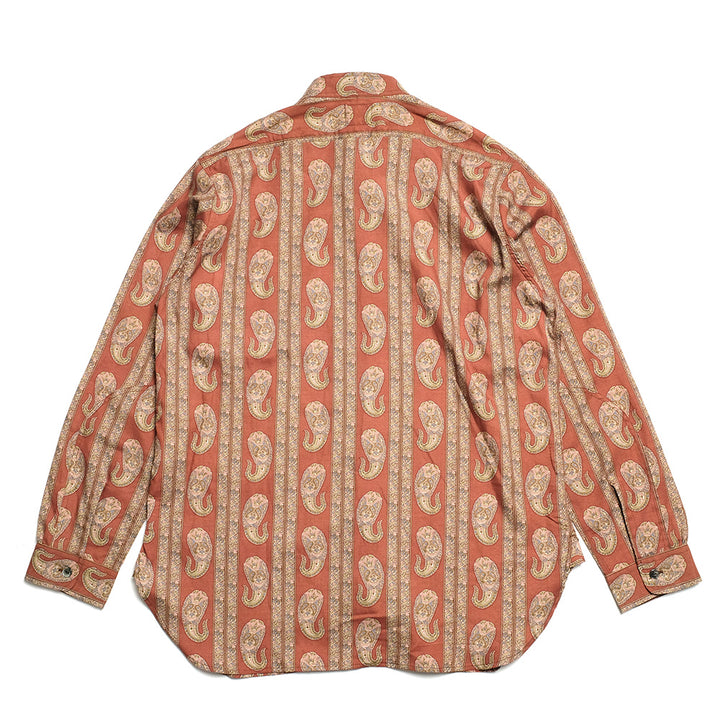 Needles  - Band Collar Work Shirt - R/C Lawn Cloth - Paisley Printed - OT208