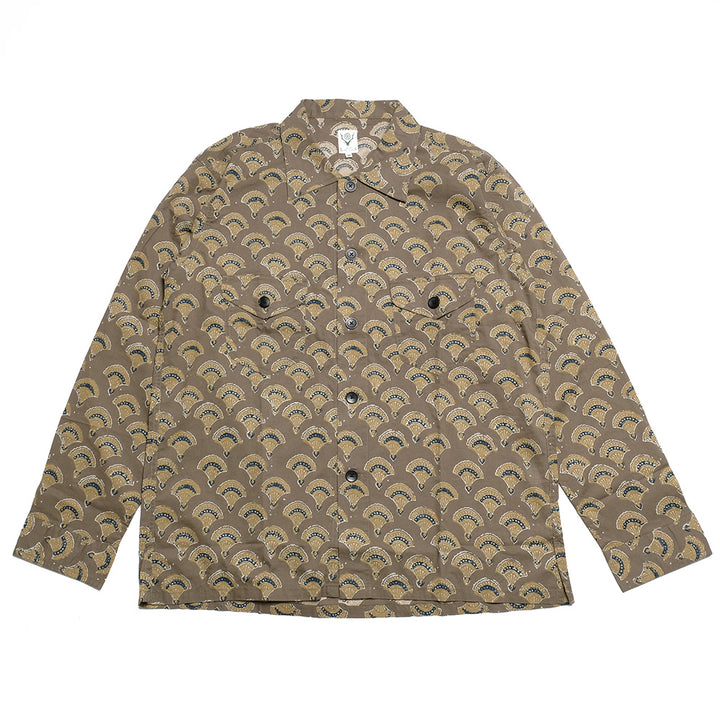 SOUTH2 WEST8 - Smokey Shirt - Cotton Cloth / Batik Printed - OT552