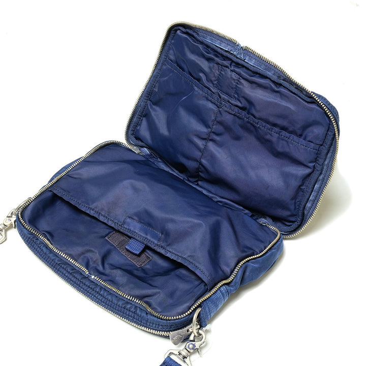 Porter Classic - SUPER NYLON SHOULDER BAG (M) - INDIGO BLUE - PC-015-192-4