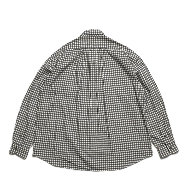 Porter Classic - ROLL UP FLANNEL GINGHAM CHECK SHIRT - PC-016-3684