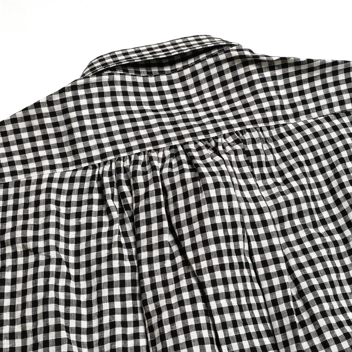Porter Classic - ROLL UP LINEN GINGHAM CHECK SHIRT - PC-016-3978