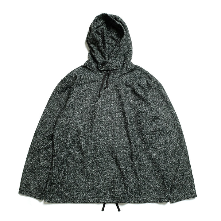 Engineered Garments - Long Sleeve Hoody -Wool Poly Melange Knit - PS073