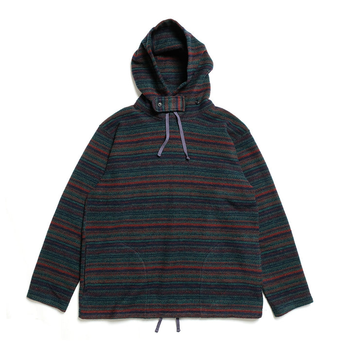 Engineered Garments - Long Sleeve Hoody - Fair Isle Stripe Sweater Knit - PS074