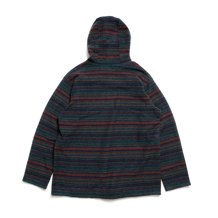 Engineered Garments - Long Sleeve Hoody - Fair Isle Stripe Sweater Knit - PS074