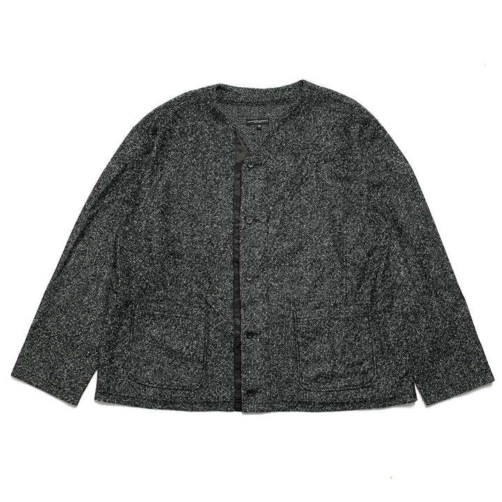 Engineered Garments - Knit Cardigan - Charcoal Wool Poly Melange Knit - PS090