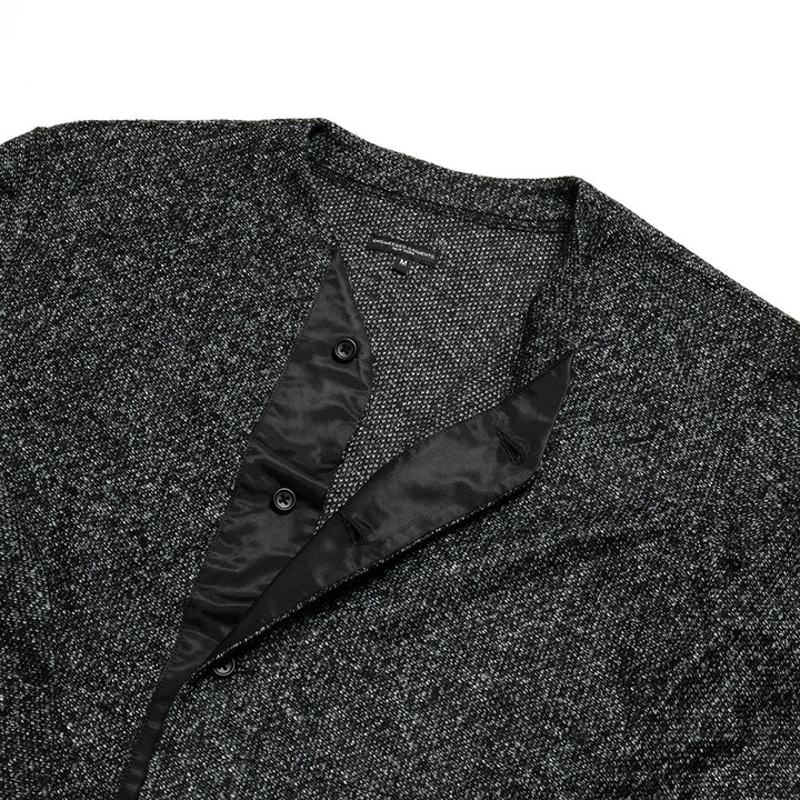 Engineered Garments - Knit Cardigan - Charcoal Wool Poly Melange Knit - PS090