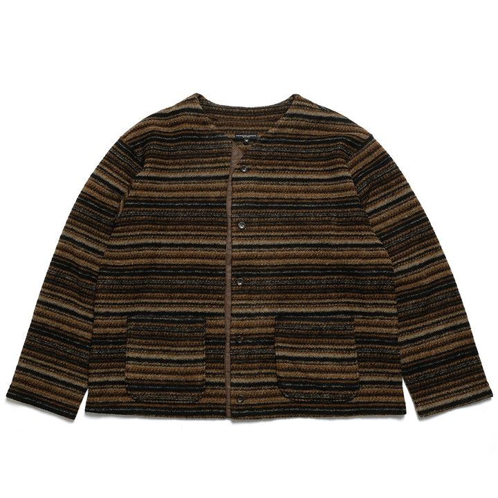 Engineered Garments - Knit Cardigan - Fair Isle Stripe Sweater Knit - PS091