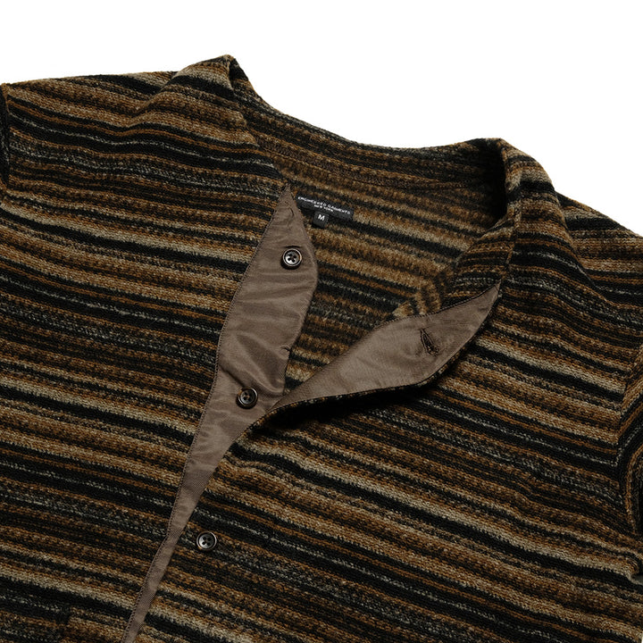 Engineered Garments - Knit Cardigan - Fair Isle Stripe Sweater Knit - PS091