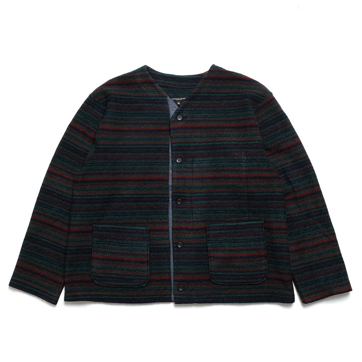 Engineered Garments - Knit Cardigan - Fair Isle Stripe Sweater Knit - PS091