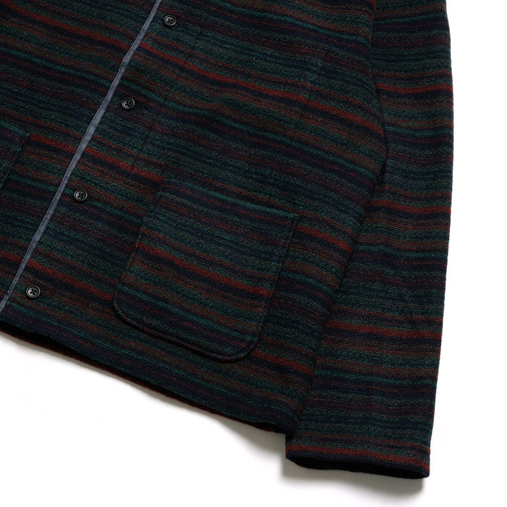 Engineered Garments - Knit Cardigan - Fair Isle Stripe Sweater Knit - PS091