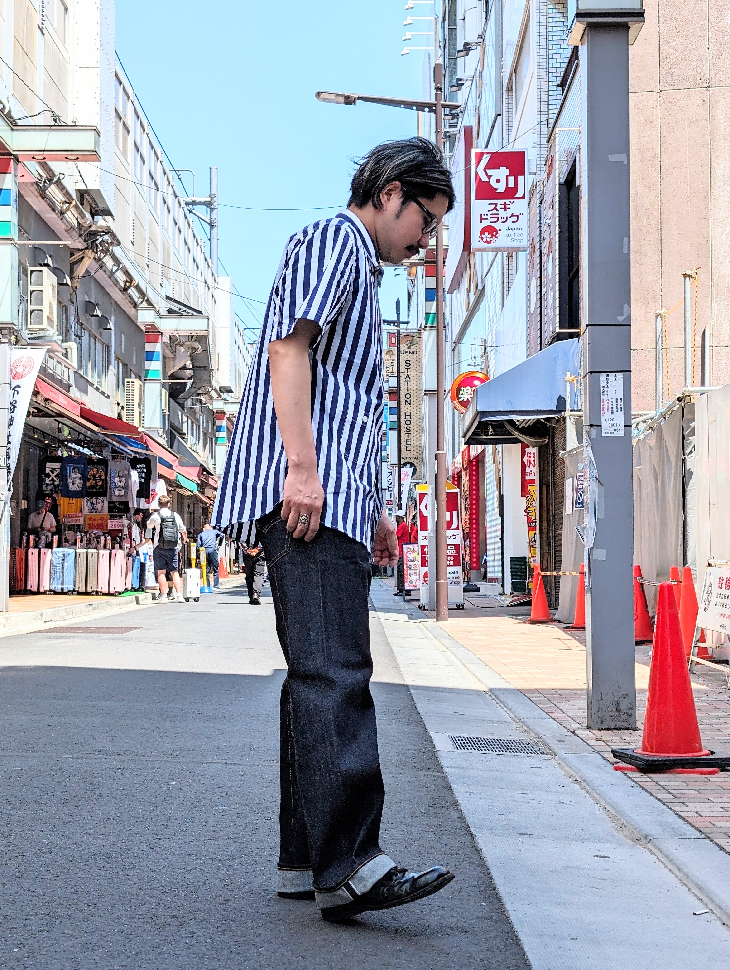 JUNYA WATANABE MAN - JUNYA WATANABE MAN × Carhartt STRIPED SHIRT 