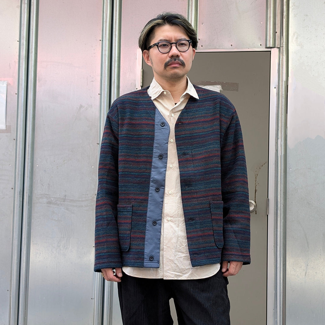 Engineered Garments - Knit Cardigan - Fair Isle Stripe Sweater Knit - PS091