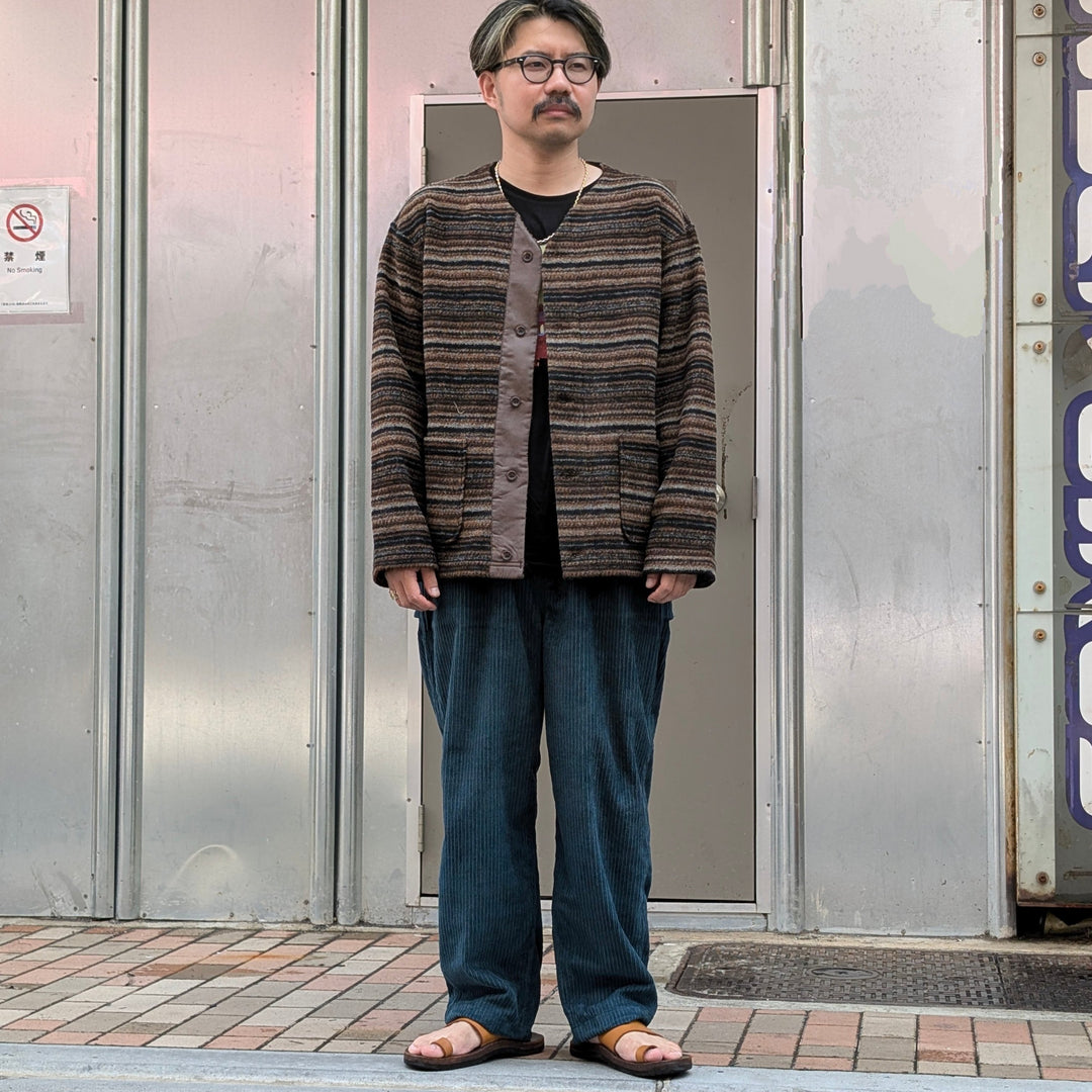 Engineered Garments - Knit Cardigan - Fair Isle Stripe Sweater Knit - PS091