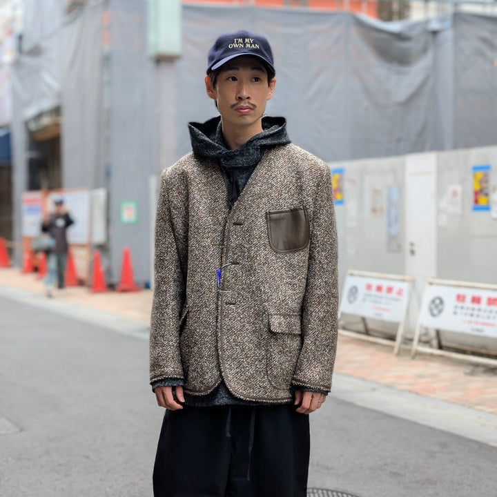 JUNYA WATANABE MAN - Wool Rayon Tweed Jacket - WN-J012-051