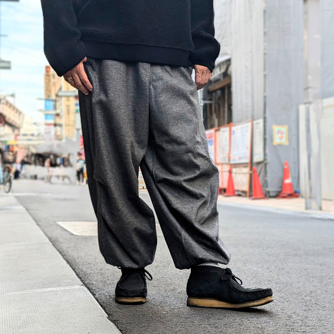 HAVERSACK - Boiled smooth Wool Pants - 462430