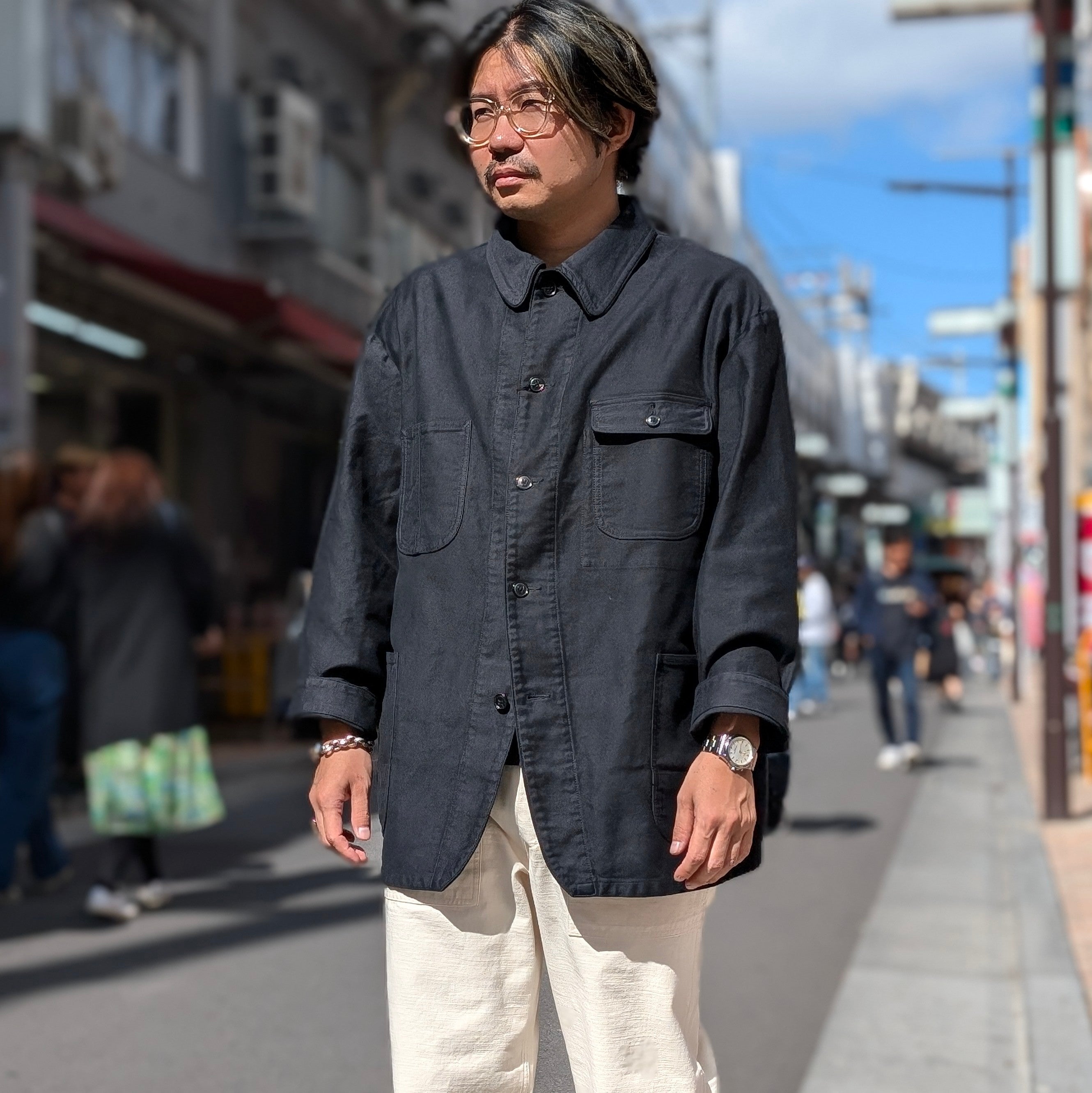 Porter Classic - MOLESKIN COVERALL JACKET - PC-019-2935 – Sun House Online  Store 〜 サンハウス オンラインストア 〜