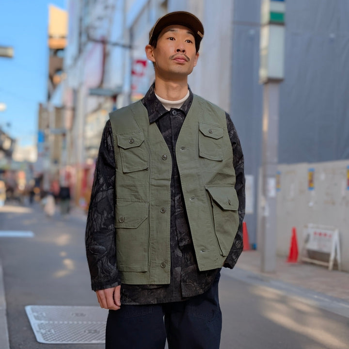 Engineered Garments - C-1 Vest - Cotton Ripstop - QT085