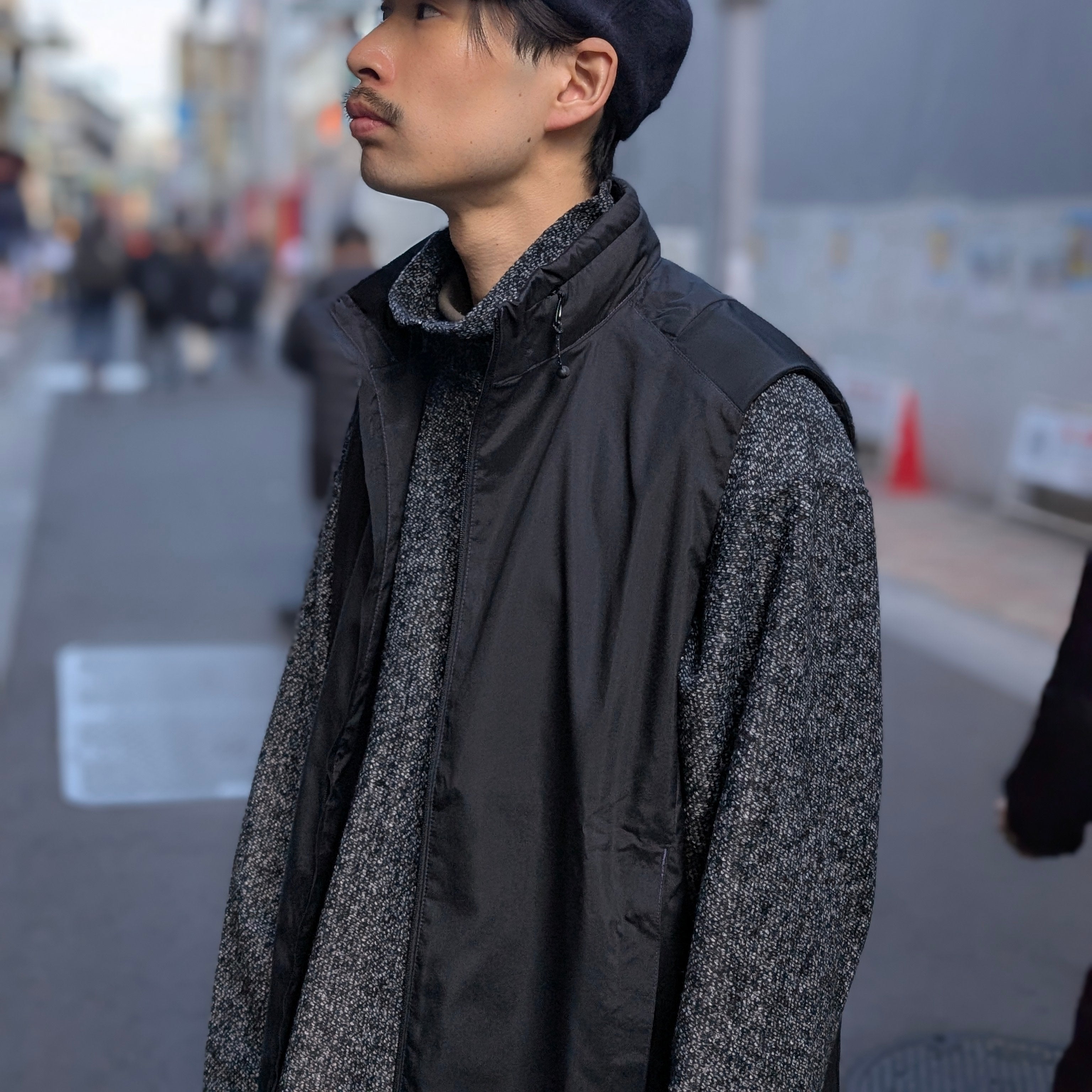 【美品】Needles Sportswear WIND VEST nylon M Needles Sportswear - Wind Vest - Poly Brushed Taffeta - QV378