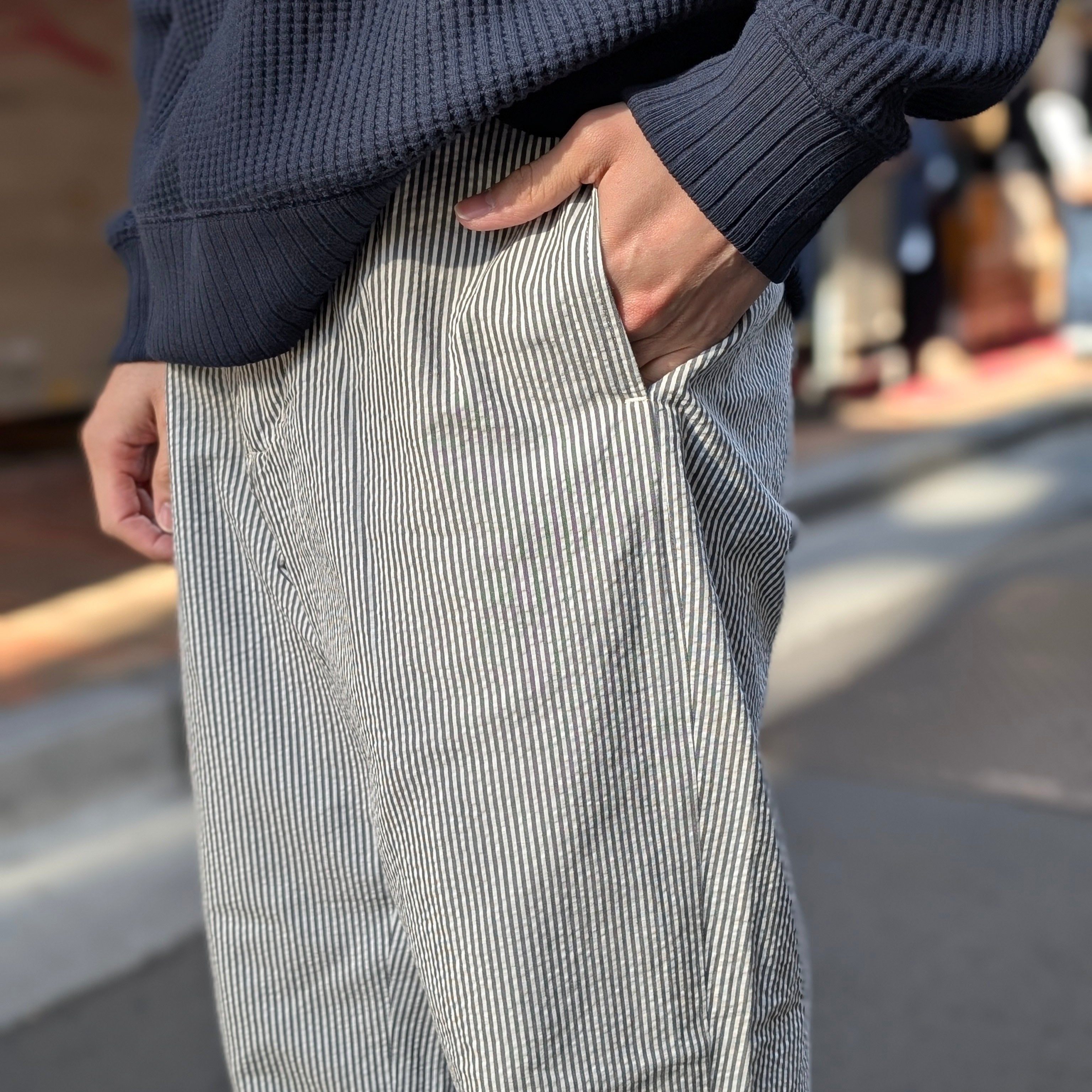 Engineered Garments - Andover Pant - Seersucker - QT173 – Sun