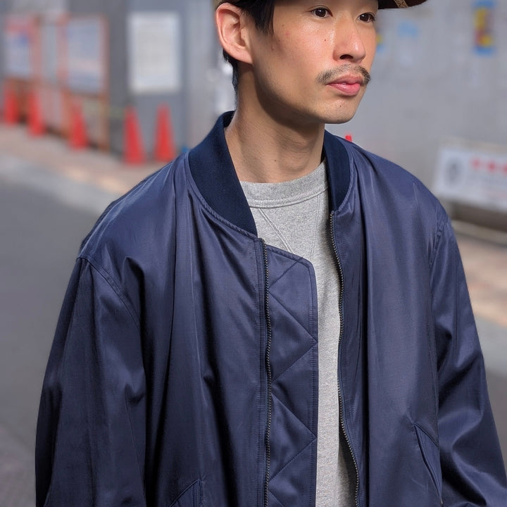 【1/2発売】KAPTAIN SUNSHINE - USA Cotton Satin Flight Jacket - KS25SJK13