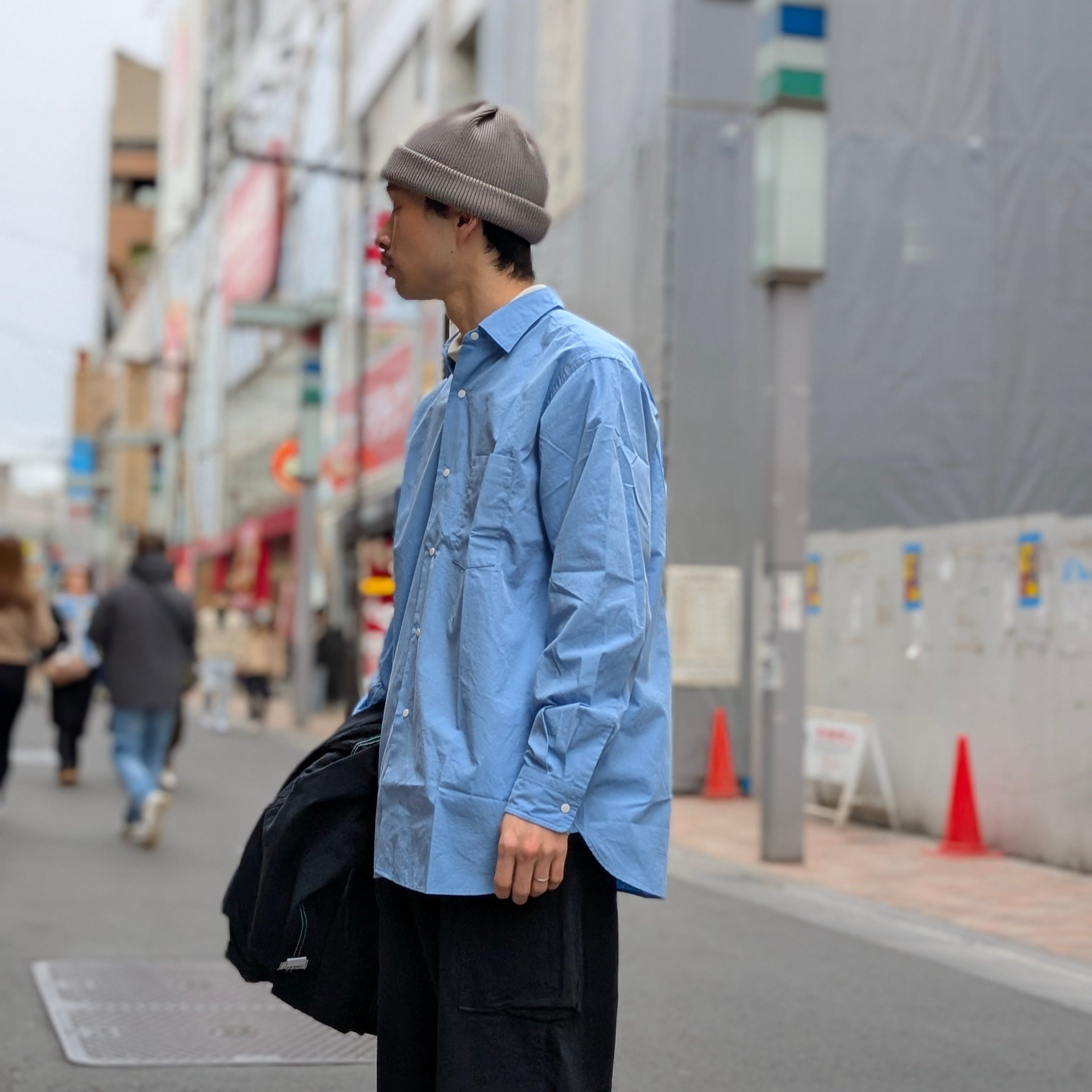 nanamica - Regular Collar Wind Shirt - SUGS400 – Sun House Online