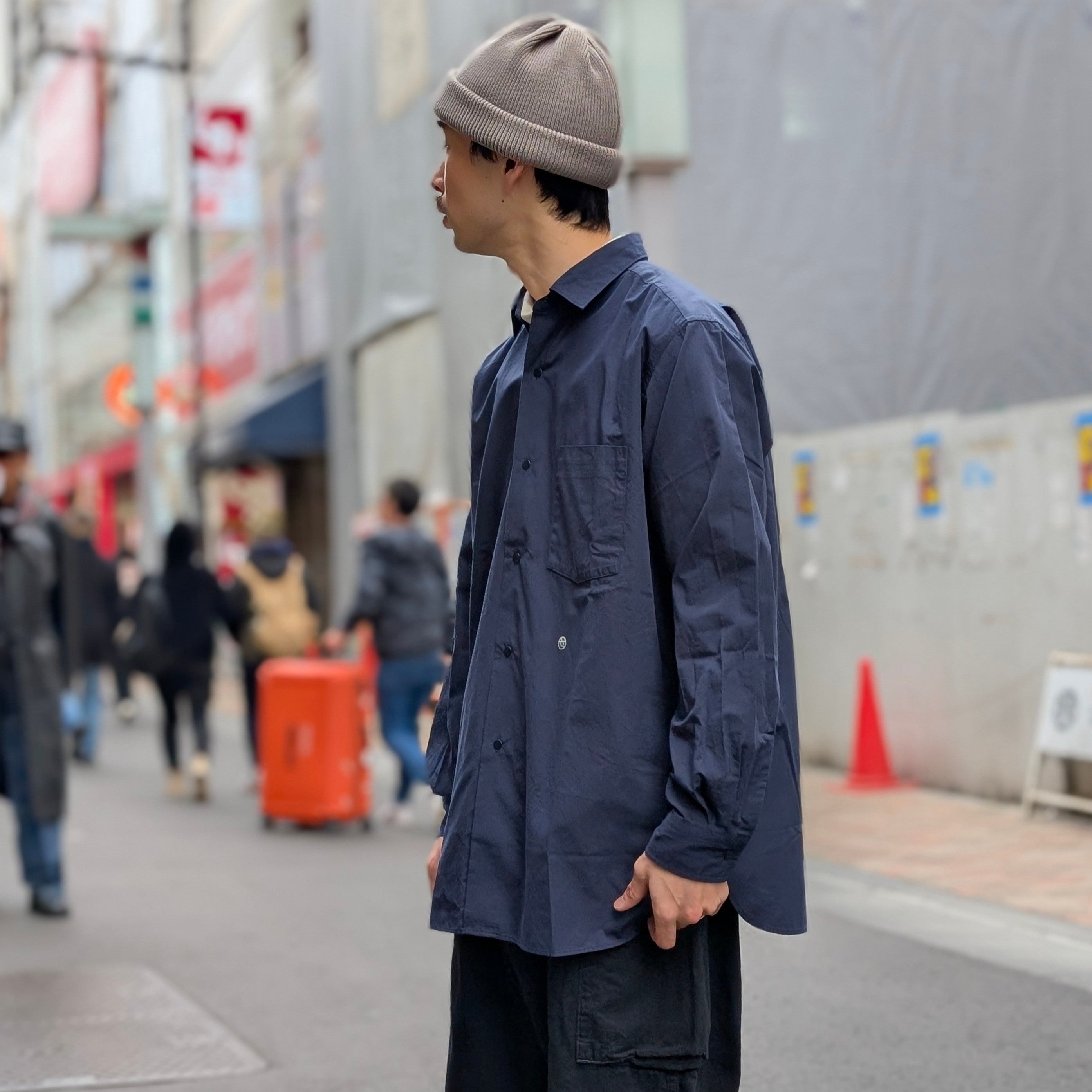 nanamica - Regular Collar Wind Shirt - SUGS400 – Sun House Online